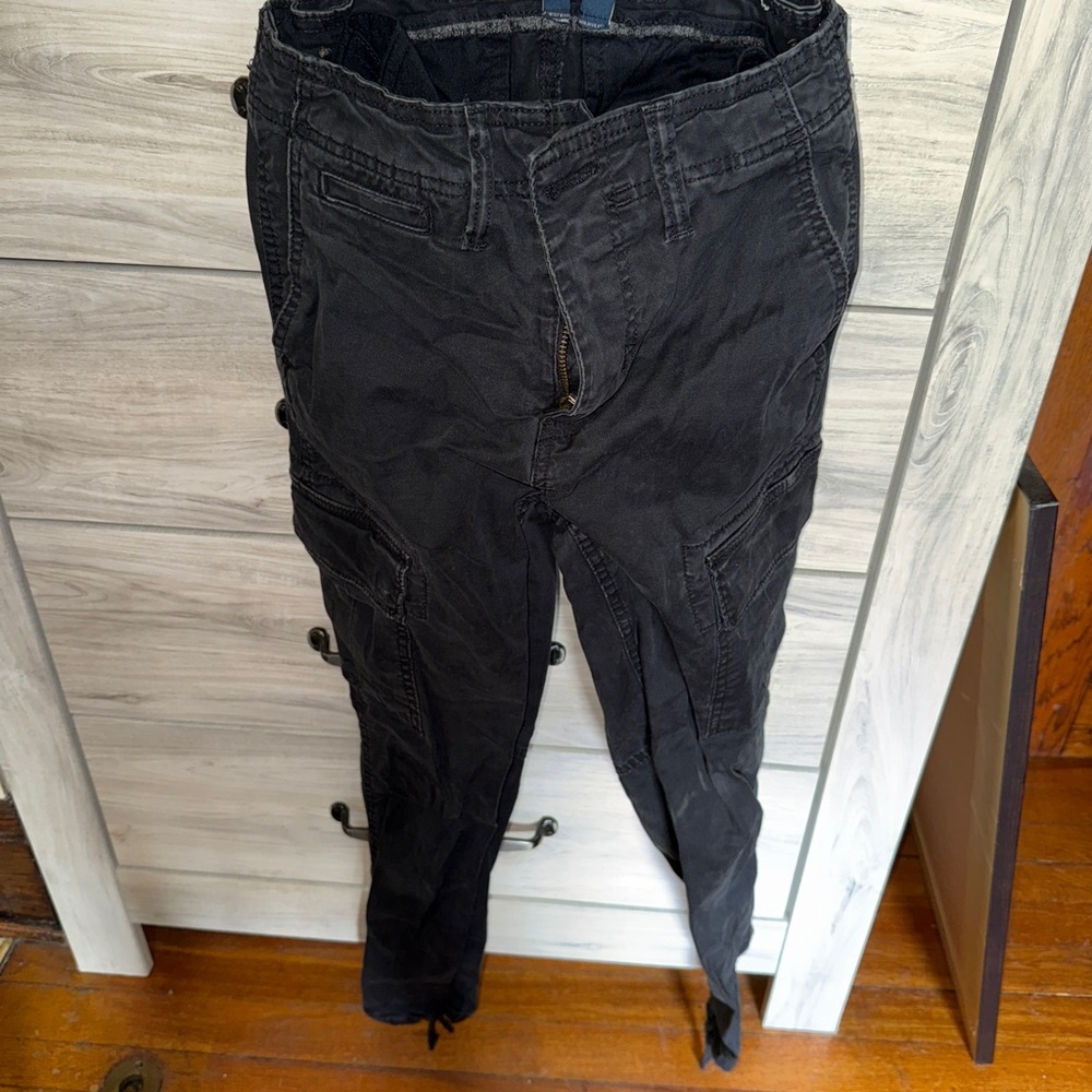American Eagle Outfitters Black Cargo Pants